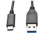 Tripp Lite U428 003 G2 3 ft. USB 3.1 Gen 2 10 Gbps Cable USB Type C USB C to USB A