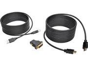 TRIPP LITE 15 ft. HDMI DVI USB KVM Cable Kit