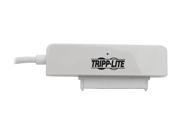 Tripp Lite 6in USB 3.0 SuperSpeed to SATA III Adapter w UASP 2.5 3.5 White