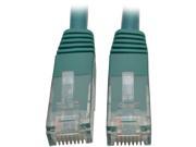 Tripp Lite 7ft Cat6 Gigabit Molded Patch Cable RJ45 M M 550MHz 24 AWG Green