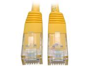 Tripp Lite 3ft Cat6 Gigabit Molded Patch Cable RJ45 M M 550MHz 24AWG Yellow