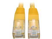Tripp Lite 7ft Cat6 Gigabit Molded Patch Cable RJ45 M M 550MHz 24AWG Yellow