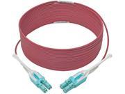 Tripp Lite N821 06M MG T 20 ft. 10 Gb Duplex Multimode 50 125 OM4 LSZH Fiber Patch Cable LC LC Push Pull Tabs