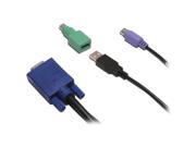 Avocent 15ft PS2 USB KVM Cable with USB to PS 2 Adapter