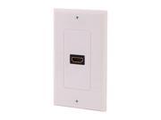 StarTech HDMIPLATE Single Outlet Female HDMI® Wall Plate White