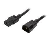 StarTech Model PXT100146 6 ft. 14 AWG Computer Power Cord Extension C14 to C13