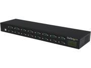 StarTech ICUSB23216F 16 Port Rackmount FTDI USB to Serial COM Adapter Hub RS232 Multiplexer