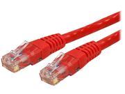 StarTech C6PATCH50RD 50 ft. Cat 6 Red Molded UTP Gigabit Patch Cable