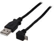 StarTech USBAUB50CMD 1.64 ft Micro USB Cable A to Down Angle Micro B