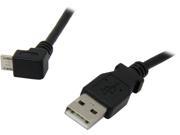 StarTech USBAUB2MU 2m Micro USB Cable A to Up Angle Micro B