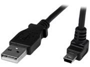 Startech USBAMB50CMU 0.5m Mini USB Cable A to Up Angle Mini B