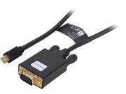 StarTech Model MDP2VGAMM3B 36 Black Mini DisplayPort to VGA Adapter Converter Cable mDP to VGA 1920 x 1200