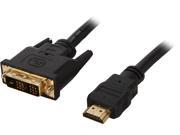 StarTech HDDVIMM3 Black 3 ft. HDMI 19 pin Male to DVI D 19 pin M M Cable