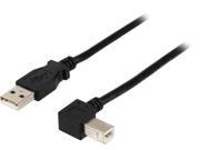 StarTech USBAB1ML 3 ft. USB 2.0 A to Left Angle B Cable