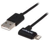 StarTech USBLT1MBR Black 8 pin Lightning Connector to USB Cable