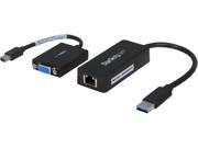 StarTech LENX1MDPUGBK Lenovo ThinkPad X1 Carbon VGA and Gigabit Ethernet Adapter Kit MDP to VGA USB 3.0 to GbE