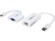 StarTech MACPRMDPUGBK MacBook Pro VGA and Gigabit Ethernet Adapter Kit MDP to VGA USB 3.0 to GbE White
