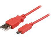 StarTech.com 1m Pink Mobile Charge Sync USB to Slim Micro USB Cable for Smartphones and Tablets A to Micro B