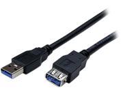 StarTech.com 2m Black SuperSpeed USB 3.0 Extension Cable A to A M F