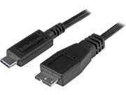 StarTech.com 1m 3ft USB 3.1 USB C to Micro B Cable USB Type C to Micro B USB 3.1 Gen 2 10Gbps Cable