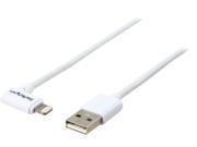StarTech USBLT2MWR White Angled Lightning to USB cable