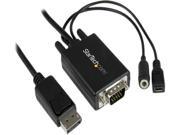 StarTech DP2VGAAMM2M 6 Feet DisplayPort to VGA adapter cable with audio