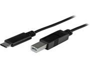 StarTech.com 1m 3ft USB C to USB B Cable M M USB 2.0 USB Type C to USB Type B Cable