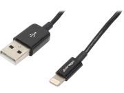 CIRAGO IPL1000BLK Black Lightning Sync Charge Cable