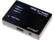 Cirago HDMSWITCH3X1 HDMI 3x1 Switch 3 In to 1 Out