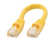 Coboc CY CAT5E 0.5 YL 0.5 ft. 350Mhz UTP Network Cable