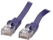 Coboc CY CAT5E 14 Purple 14 ft. Network Ethernet Cables