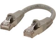 Coboc CY CAT7 0.5 Gray 0.5 ft. Network Ethernet Cables