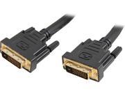 Coboc CO DDMM 25 BK Black 25 ft. DVI Male to Male Cable DVI Cable