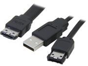 Coboc SC SATA3 18 USB BK 18 SATA III Cable