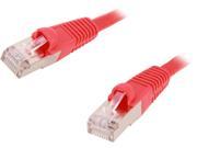 Coboc CY CAT7 02 Red 2 ft. Network Ethernet Cable