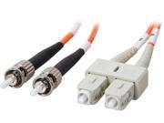 Coboc CY OM1 ST SC 2 6.65 ft. Fiber Optic Cable ST SC Multi Mode Duplex 62.5 125 Type Orange