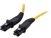 Coboc CY OS1 2MTRJ 2 6.65 ft. Fiber Optic Cable MTRJ Male MTRJ Male Single Mode Duplex Yellow