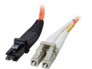 Coboc CY OM1 MTRJ LC 5 16.4 ft. Fiber Optic Cable MTRJ Male LC Multi Mode Duplex 62.5 125 Type Orange