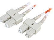 Coboc CY OM1 SC SC 2 6.65 ft. Fiber Optic Cable SC SC Multi Mode Duplex 62.5 125 Type Orange