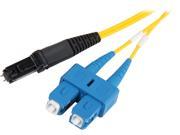 Coboc CY OS1 MTRJ SC 2 6.65 ft. Fiber Optic Cable MTRJ Male SC Single Mode Duplex 9 125 Type Yellow