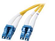 Coboc CY OS1 LC LC 10 32.81 ft. Fiber Optic Cable LC LC Single Mode Duplex 9 125 Type Yellow