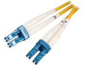 Coboc CY OS1 LC LC 5 16.4 ft. Fiber Optic Cable LC LC Single Mode Duplex 9 125 Type Yellow