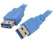 Coboc CY U3 AAMF 1.5 BL 1.5 ft. USB 3.0 A Male to A Female Extension Cable
