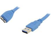 Coboc CY U3 AMicBMM 3 BL 3 ft. USB 3.0 A Male to Micro B Male Cable