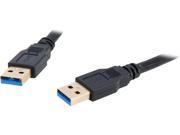 Coboc CY U3 AAMM 1.5 BK 1.5 ft. USB 3.0 A Male to A Male Cable