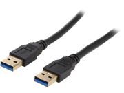 Coboc CY U3 AAMM 3 BK 3 ft. USB 3.0 A Male to A Male Cable