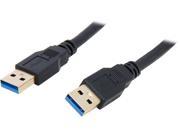 Coboc CY U3 AAMM 6 BK 6 ft. USB 3.0 A Male to A Male Cable