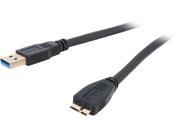 Coboc CY U3 AMicBMM 3 BK 3 ft. USB 3.0 A Male to Micro B Male Cable