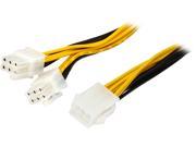 Coboc PCIE6SPL26P 6 6 6 pin PCIe to Two 2 x PCIe 6 pin PCI Express Video Card Y Splitter Power Cable