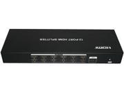 AWA Technology Inc. HM SP14SX12 ROCKSOUL HDMI 1 to 12 Splitter Black